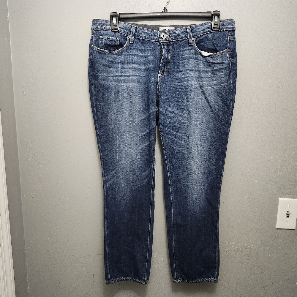 Paige women's Jimmy Jimmy crop jeans size  31 blue